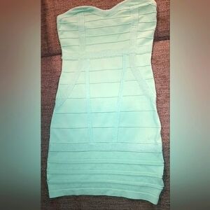 Strapless bodycon dress